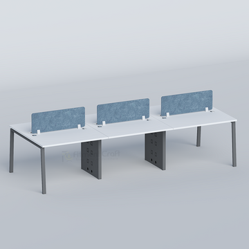 Tzri-face to face six seater workstation