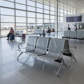 Nuvia-3 Seater Waiting Chair