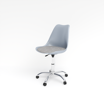 Tulip Revolving Chair - Grey