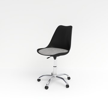 Tulip Revolving Chair - Black