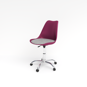 Tulip Revolving Chair - Megenta