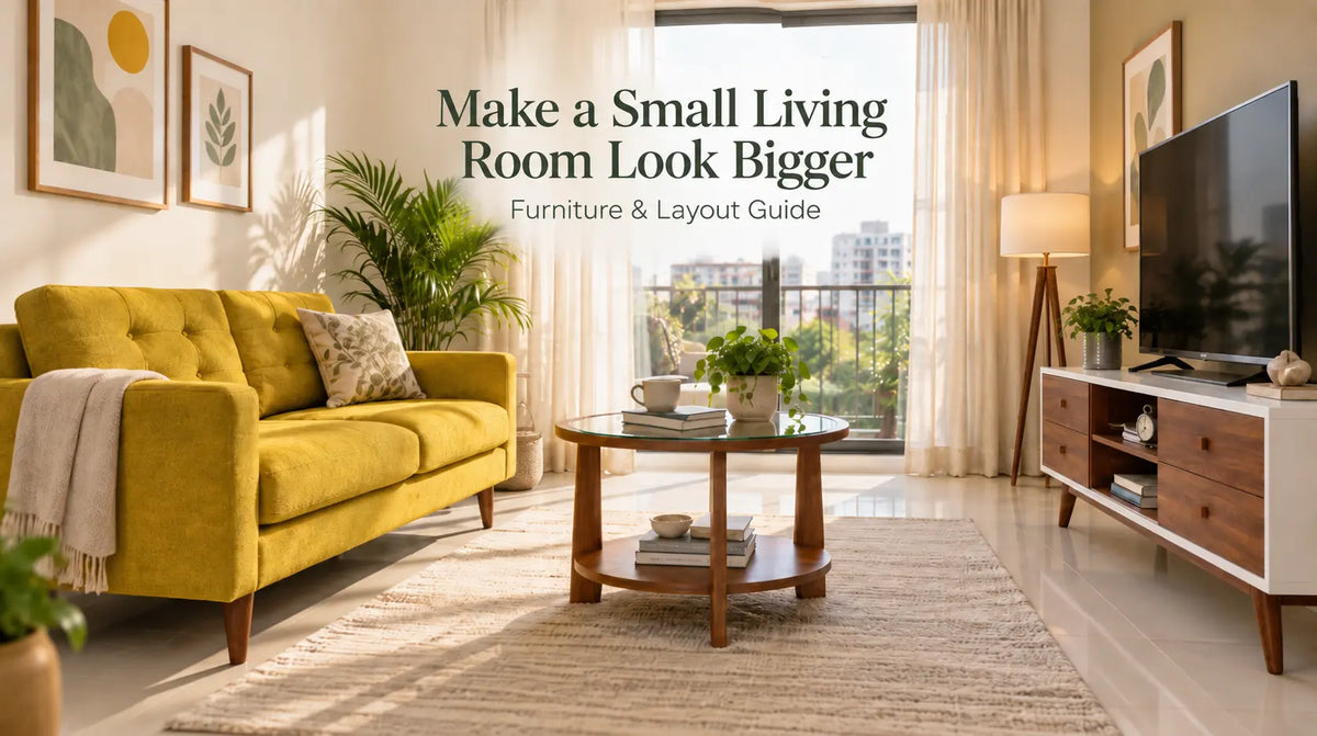 How to Make a Small Living Room Look Bigger with the Right Furniture