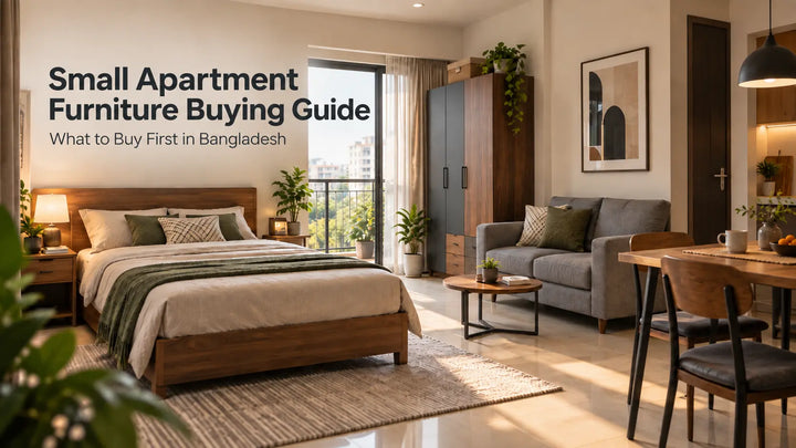 Small Apartment Furniture Buying Guide : What to Buy First in Bangladesh