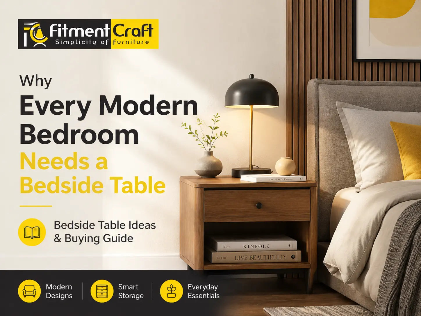 Why Every Modern Bedroom Needs a Bedside Table