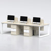 Albino - White / Workstation + With Four Drawer Units