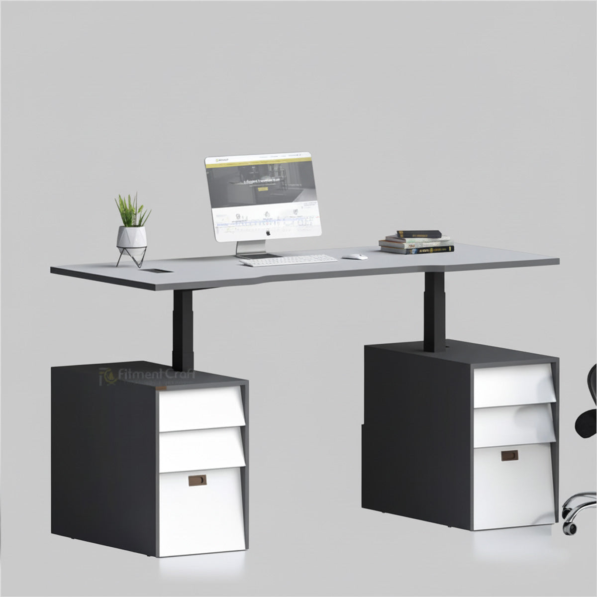 Height Adjustable Executive Desk