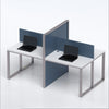 Without Drawer Unit / Elite Blue Ashes - White (Metal Grey)