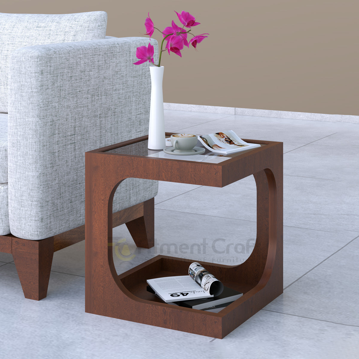 Satin -Side Table 