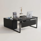 Regent - Executive Office Desk with File Cabinet 