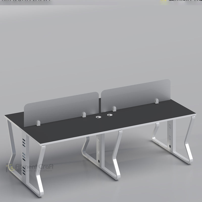 CollabCraft Workstation: Modern, durable office workstation ideal for tech startups, co-working spaces, and professional offices in Bangladesh.