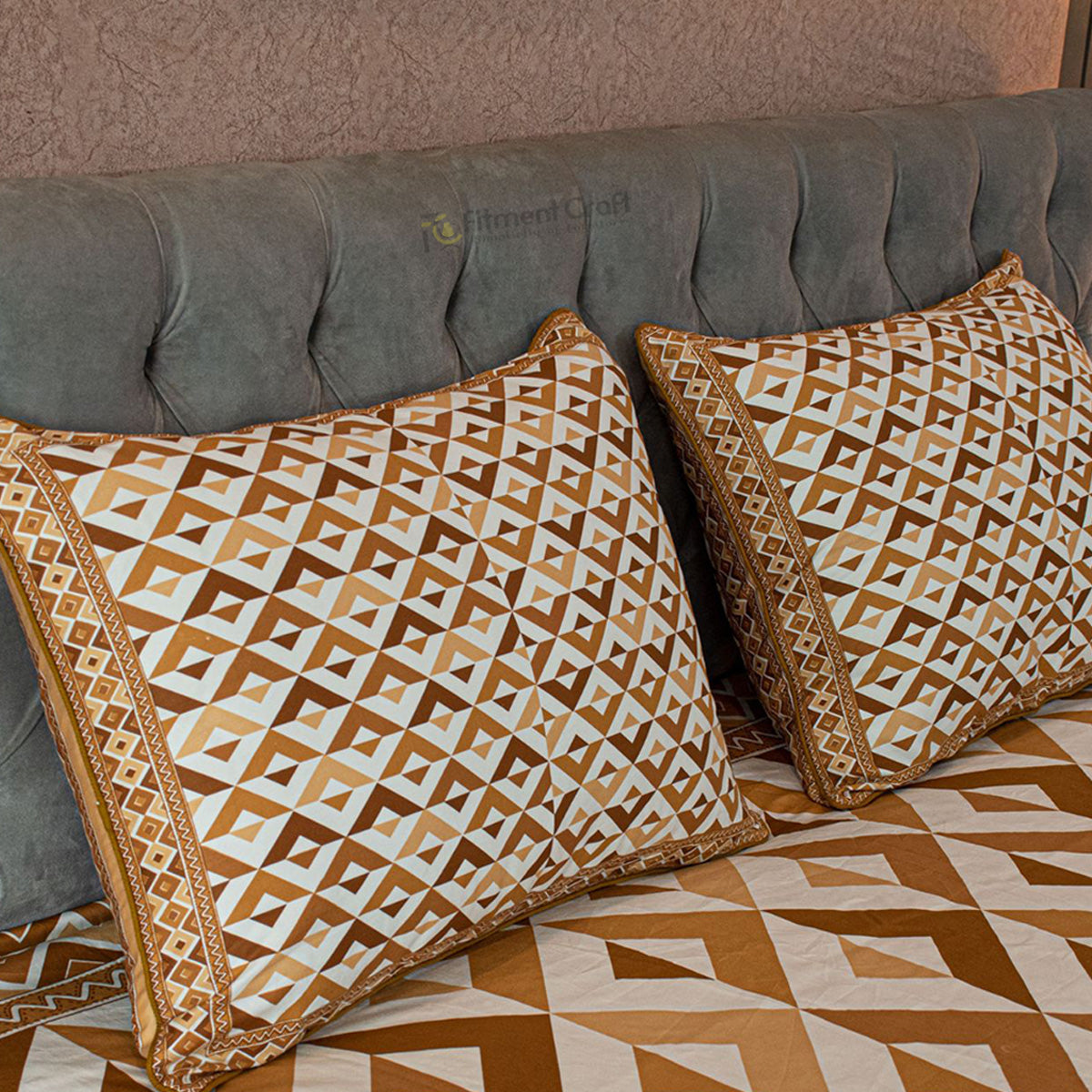 Pattern Play Printed Bed sheet – Brown Magic - 0062