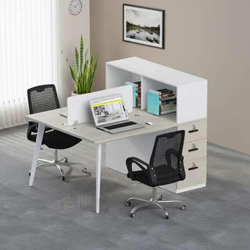 Zenora Two Seater Cabinet workstation