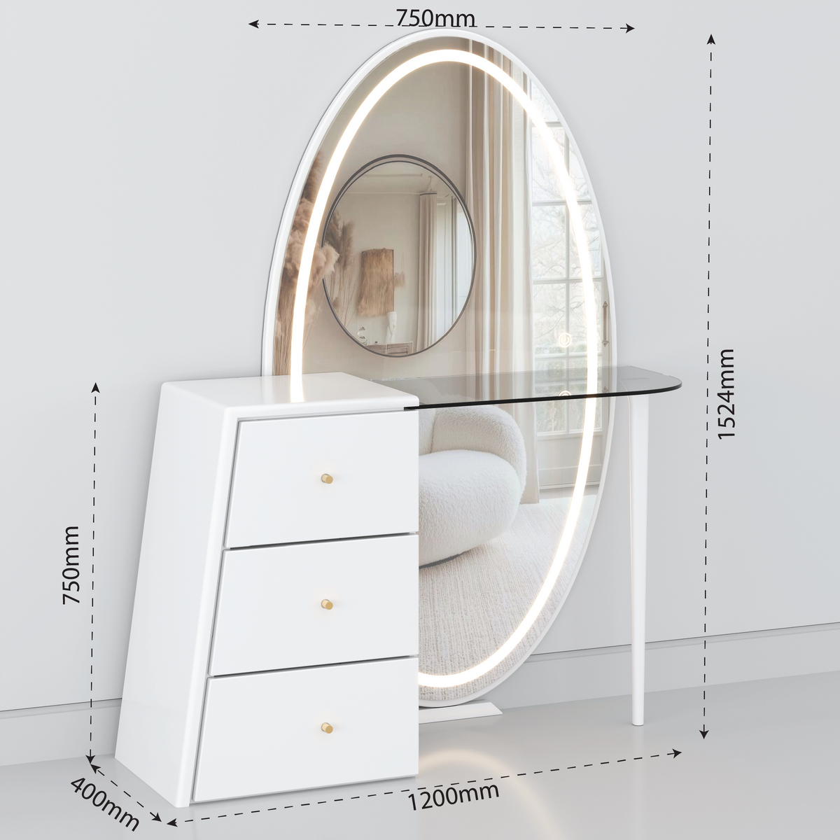 Merox Dressing Table