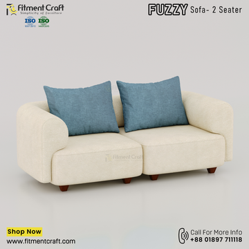 Fuzzy 2 Seater Sofa - HSV2-002