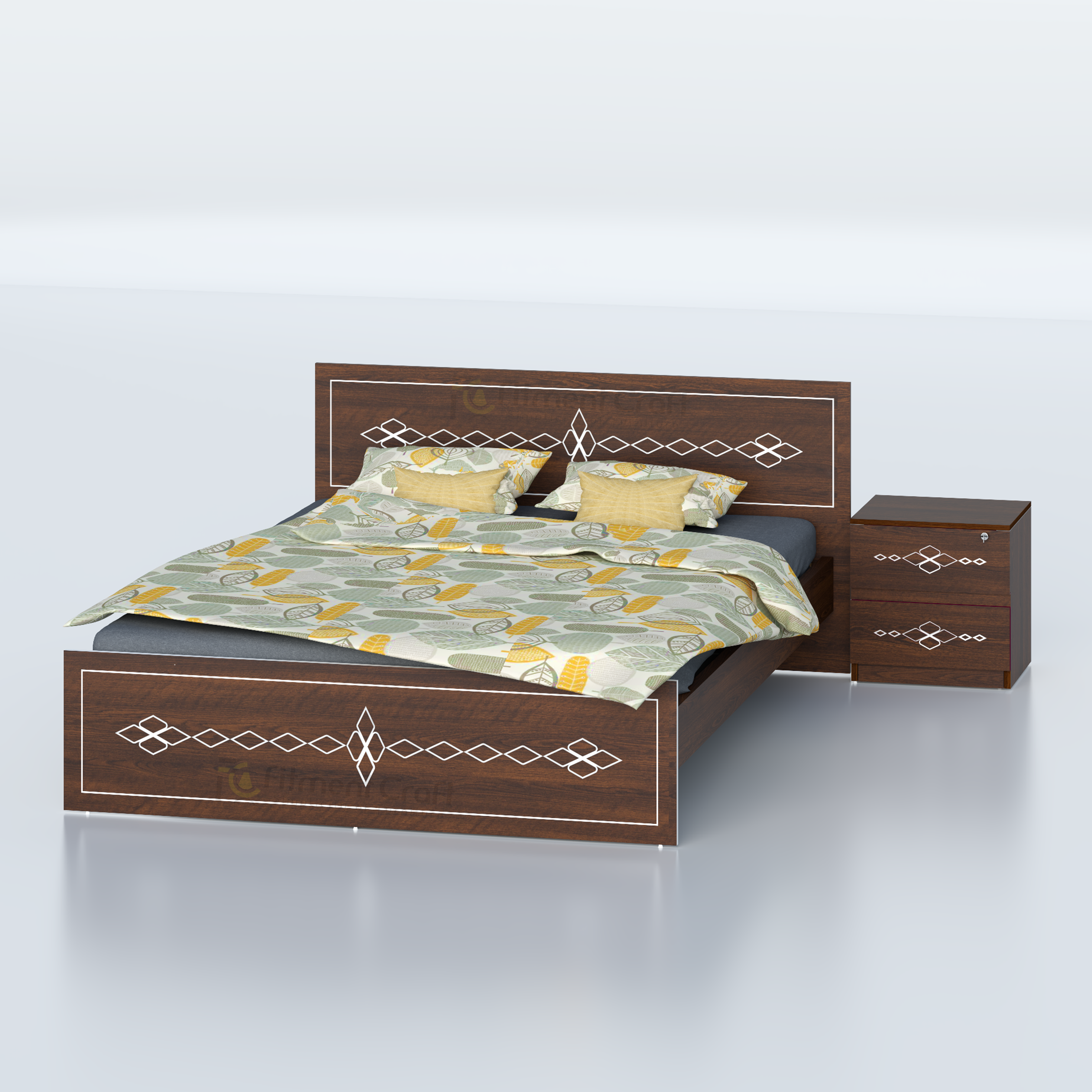 Oriole-Bed(Queen) । ABV1-011