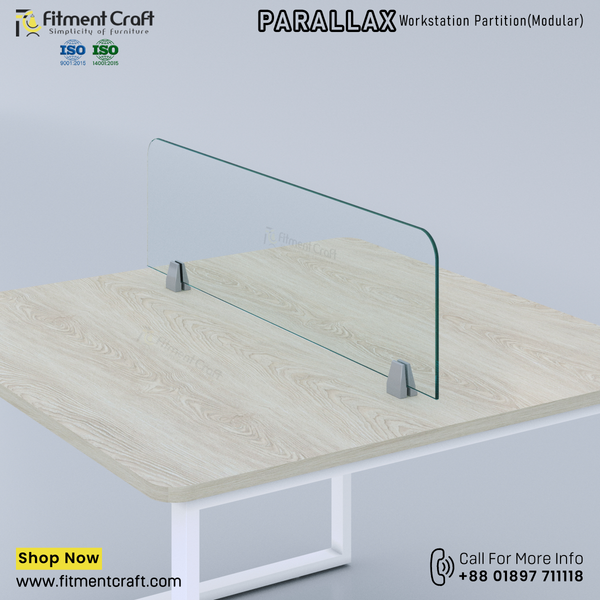 Parallax-Workstation Modular Partition (1100X300X8mm) । WSMP-BRG-001
