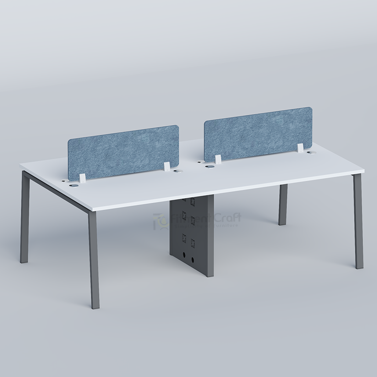 Tzri-face to face four seater workstation