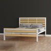 Metal-White & Board-Beech
