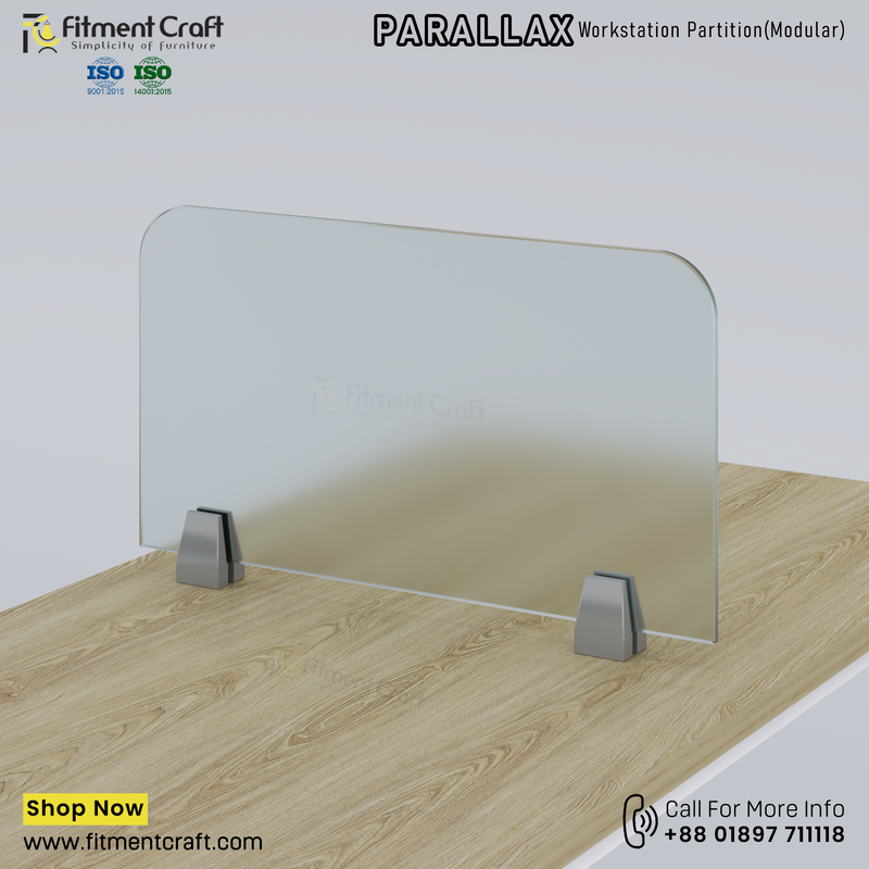 Parallax-Workstation Modular Partition (500X300X8mm) । WSMP-BRG-002