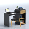 With Chair / Black - Red Oak