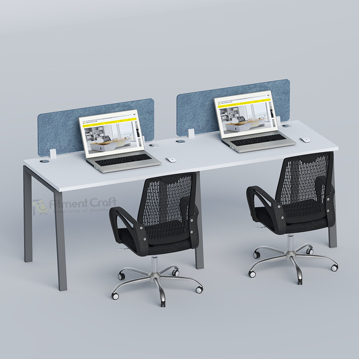 Tazri - side by side two seater workstation