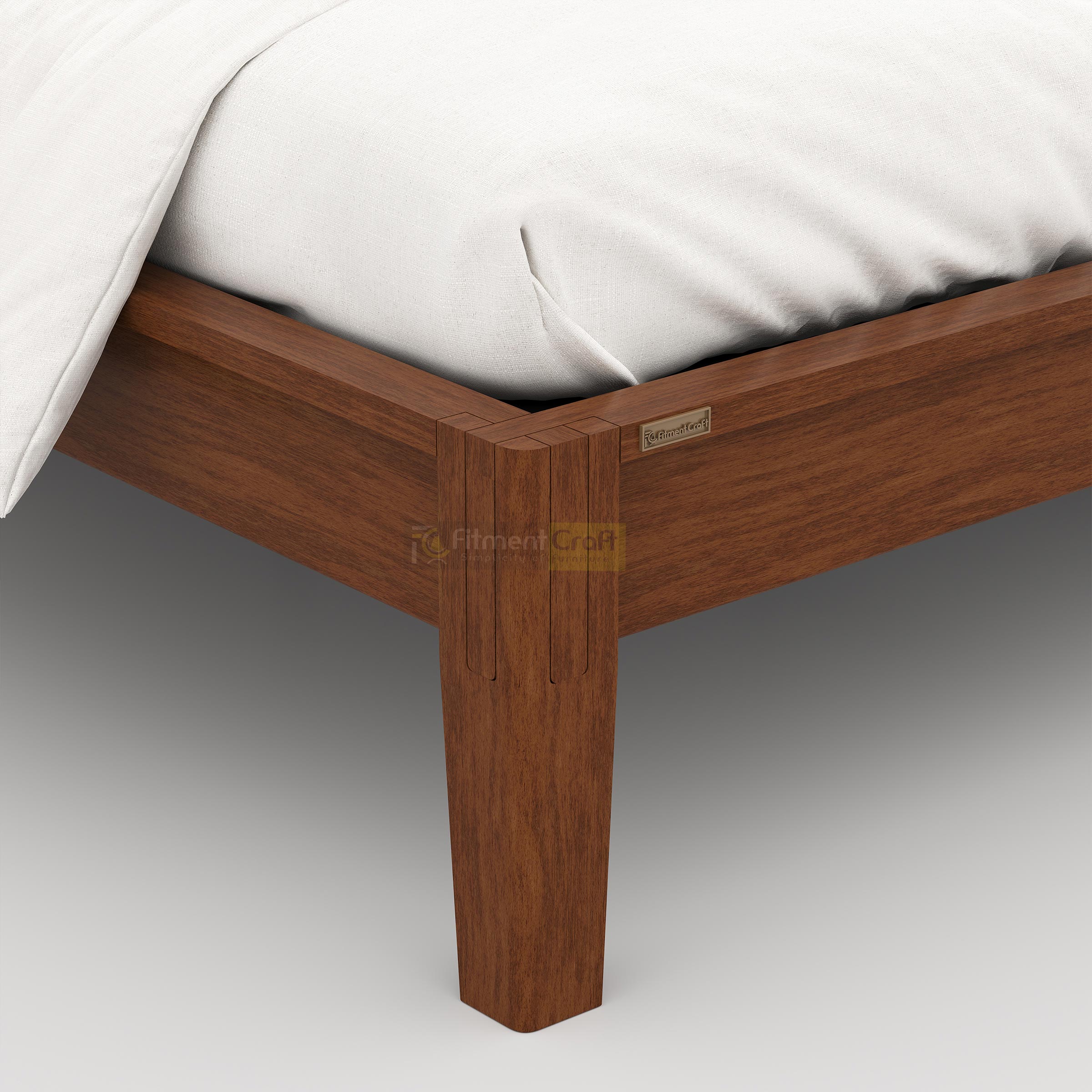 Enora Bed Headboard Version with minimalist headboard design for durable king size bedroom furniture Bangladesh homes BD