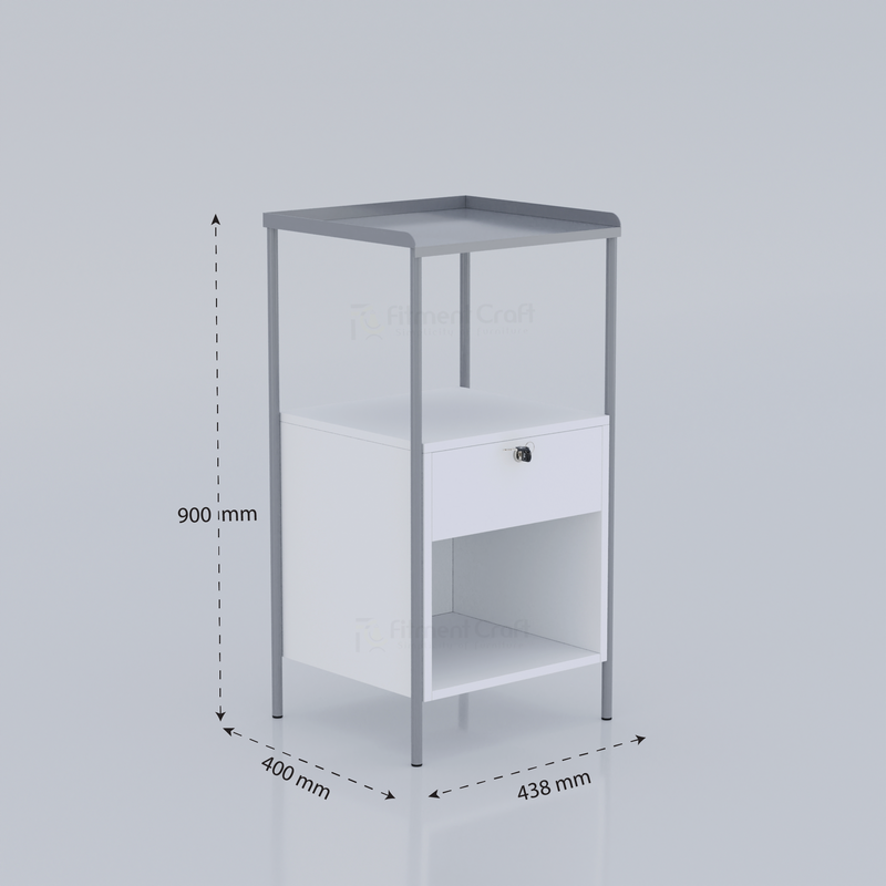 Verena-Hospital Bed Side Cabinet । HPBCMSB-001