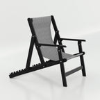 Comfortable accent easy chair with MS frame for home, office, lounge, and casual relaxation