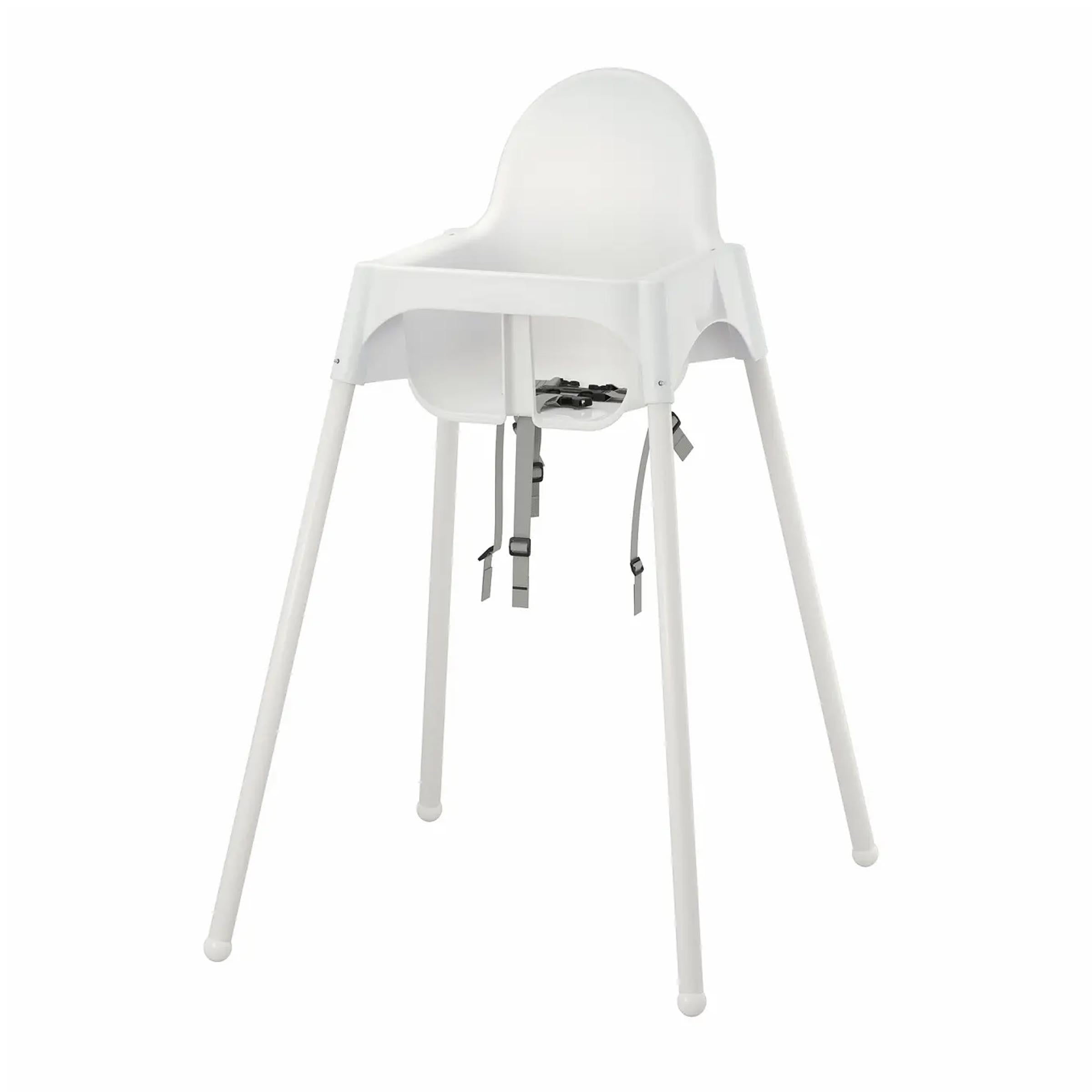 Antilop baby high chair with safety belt, white portable dining chair for toddlers in Bangladesh homes and restaurant BD