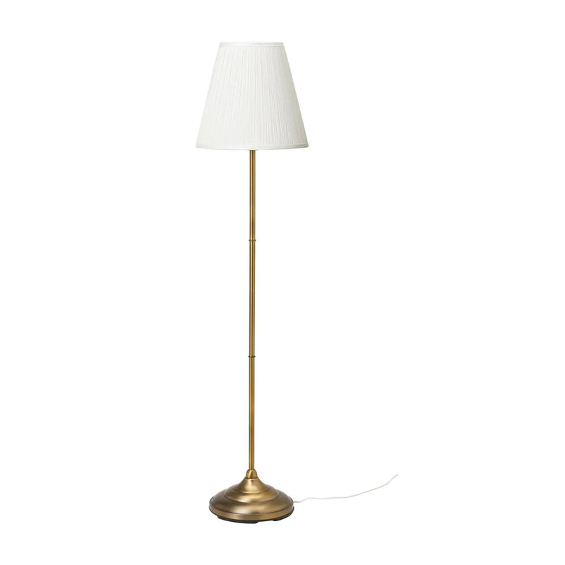 Buy Arstid Floor Lamp in BD for classic fabric shade, soft glow, sofa side lighting and cozy home decor now online today