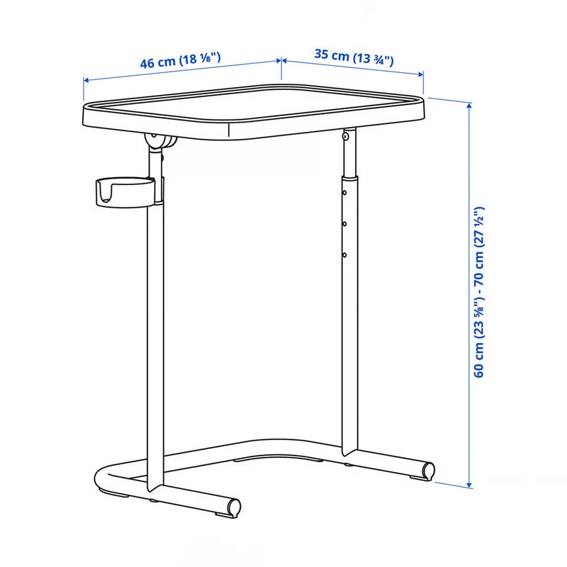 BJÖRKÅSEN Laptop Stand adjustable foldable table for bed sofa use in home office Bangladesh