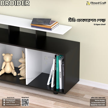 Broider TV Cabinet & Shelf | TSV5-002