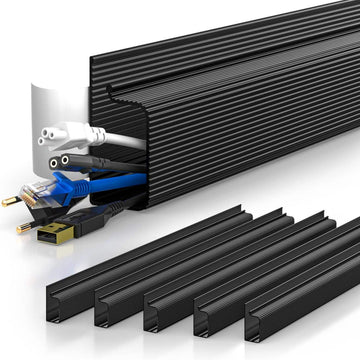 Buy Cable Trunking Organizer for desk cable management adhesive PVC wire channel for office setup in Bangladesh today BD