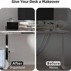 Cable Trunking Organizer for organized workstation, wire mesh style channel, easy cable laying and support BD now setup.