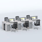 Cluster-Face to face Six seater workstation