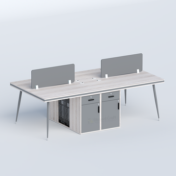 Cluster-Face to face Four seater (Middle Organizer)