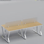 CollabCraft Workstation: Modern, durable office workstation ideal for tech startups, co-working spaces, and professional offices in Bangladesh.