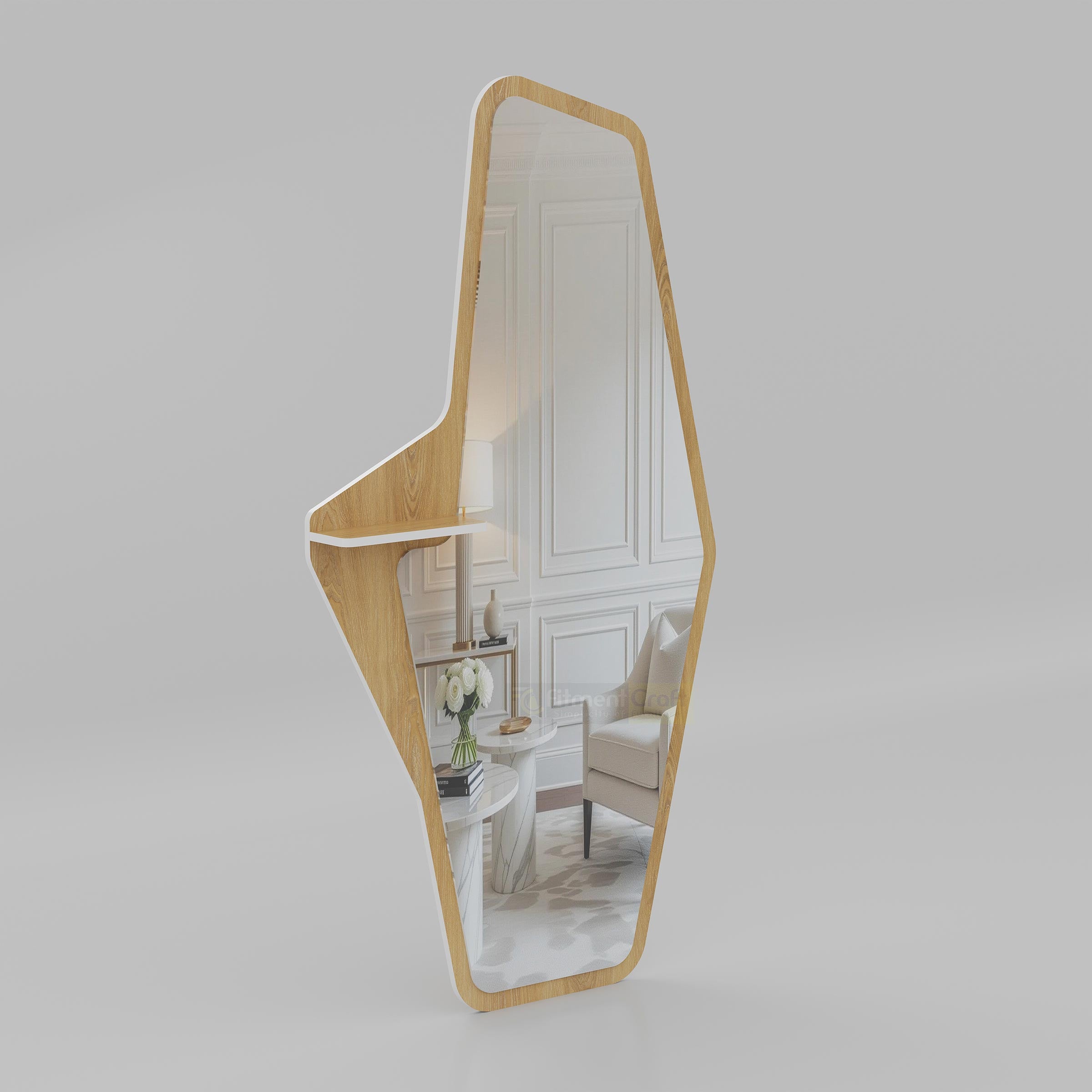 Corin Wall Hanging Mirror for premium dressing corners, bedroom interior, and stylish hallway decor Bangladesh today now