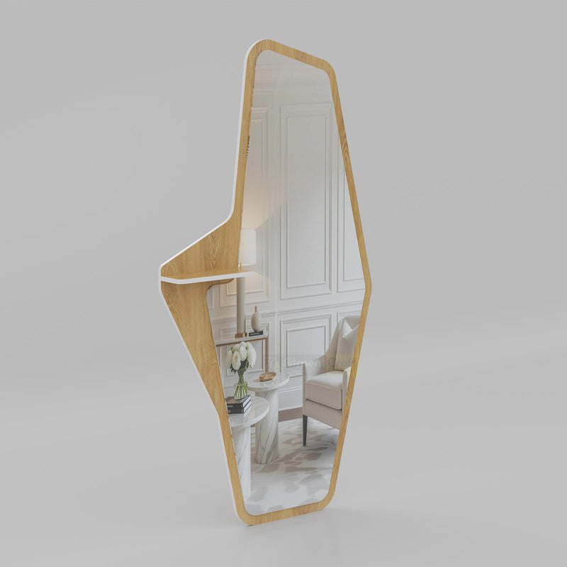 Corin Wall Hanging Mirror for premium dressing corners, bedroom interior, and stylish hallway decor Bangladesh today now