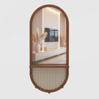 Modern Corvo Wall Hanging Mirror for bedroom dressing area, living room wall, and entryway decor in Bangladesh today now