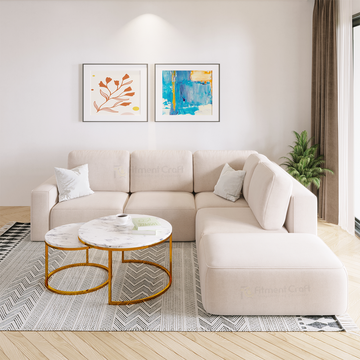Cozino L-Shaped Velvet Sofa | CSF-001