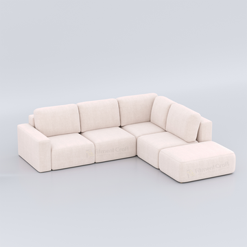 Cozino L-Shaped Velvet Sofa | CSF-001