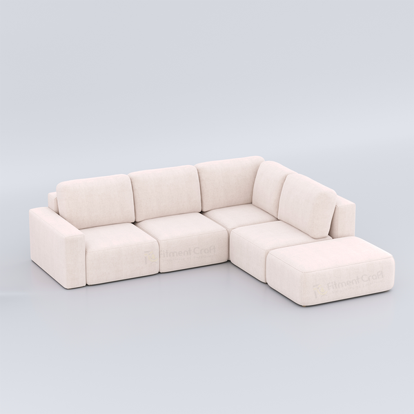 Cozino L-Shaped Velvet Sofa | CSF-001
