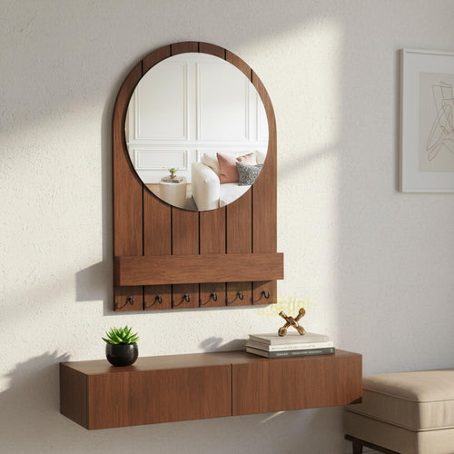 Premium Creso Wall Hanging Mirror for hallway, bedroom, and entryway storage in modern Bangladesh homes today online now