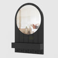 Creso Wall Hanging Mirror for entryway, bedroom, and hallway decor with shelf and hooks in Bangladesh homes today now BD