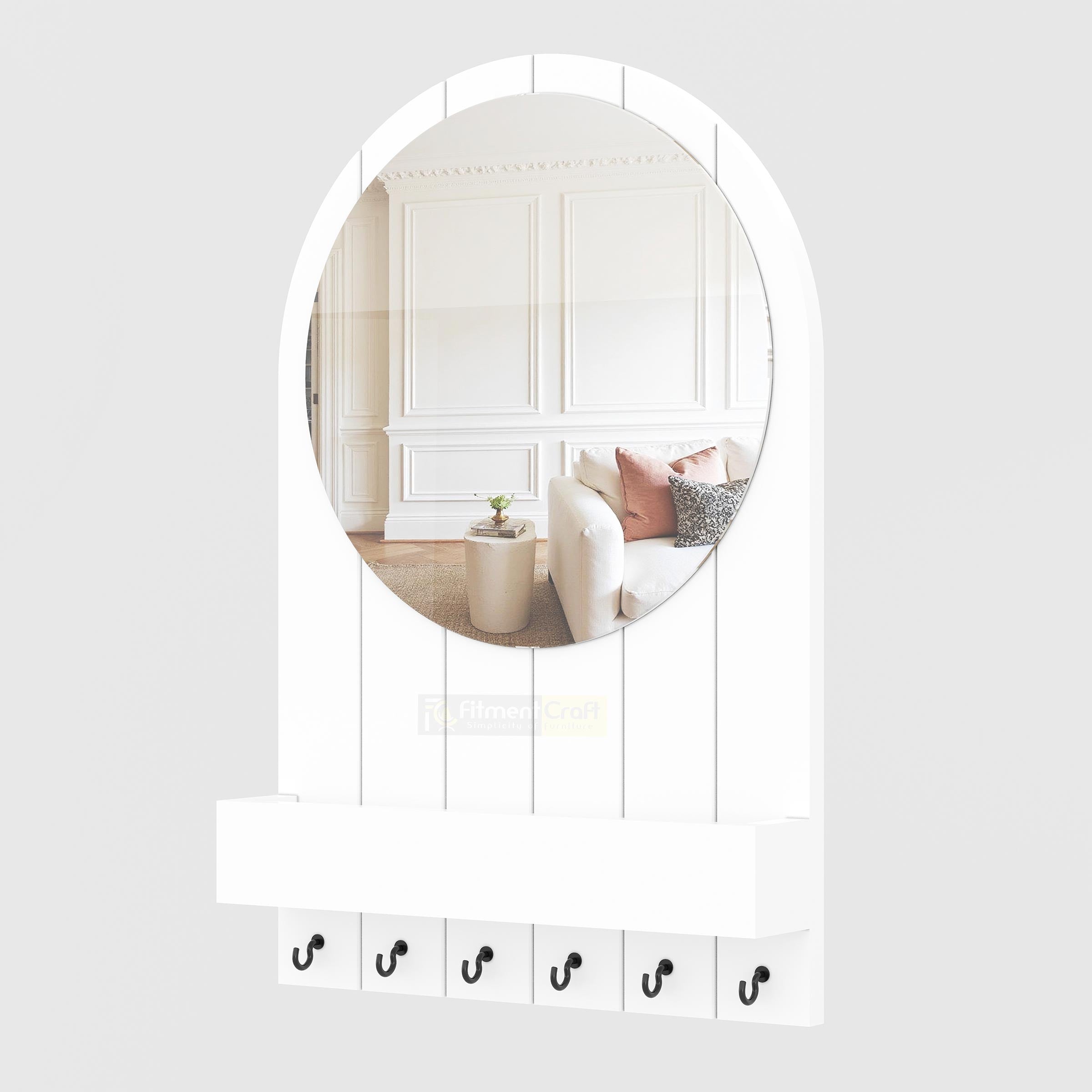 Buy Creso Wall Hanging Mirror in Bangladesh for bedroom, entryway, hallway, and compact wall storage decor online now BD
