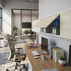 Modern office hanging storage cabinet designed for files, folders, and workspace organization solutions