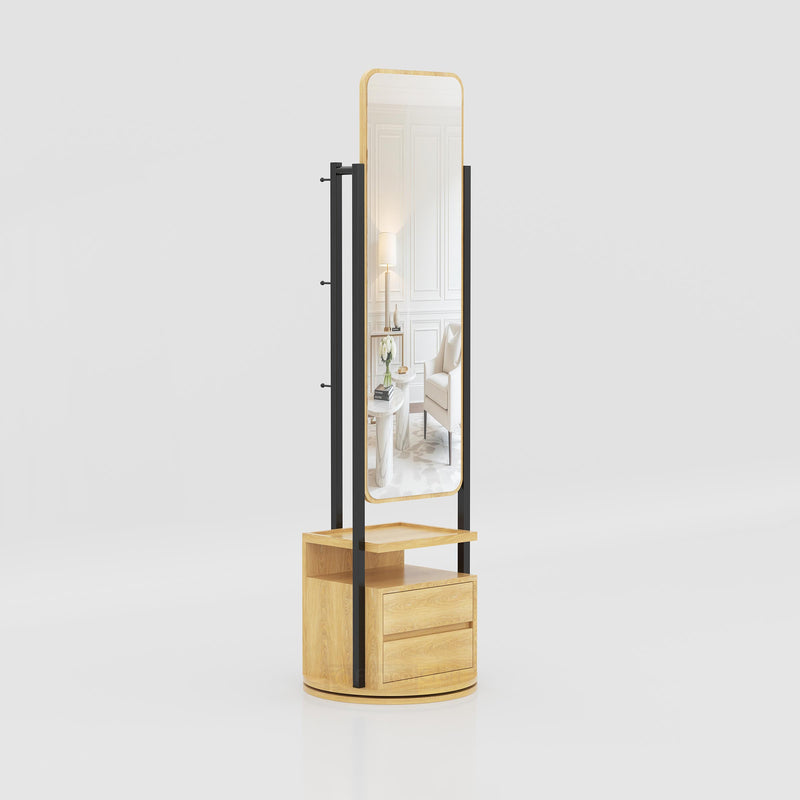 Buy Dario Rotatable Mirror in Bangladesh for full length dressing, storage, and bedroom organization online today now BD