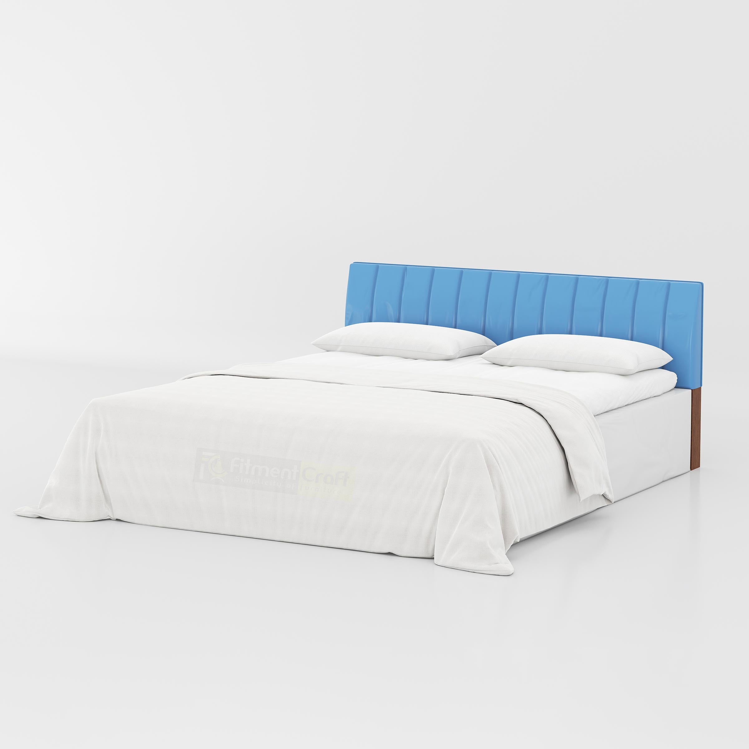 Davor Standard King Size Bed with elegant white finish, spacious king bed for master bedroom comfort and style in BD now