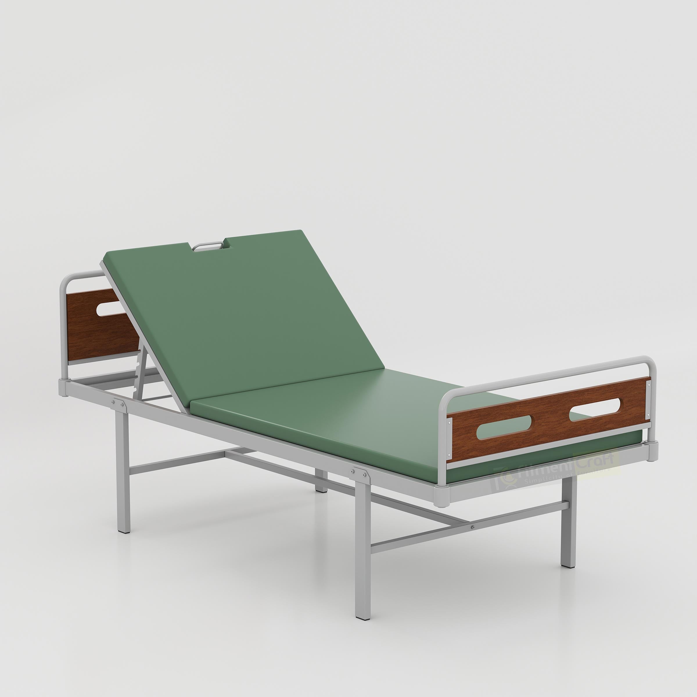 Devon Hospital MS Bed with adjustable backrest for hospitals clinics and nursing homes